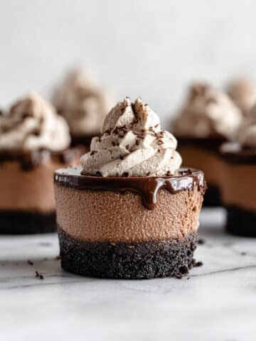 Mini Triple Chocolate Cheesecakes Recipe