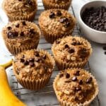 Greek Yogurt Chocolate Chip Oatmeal Muffins (Gluten-Free) Recipe