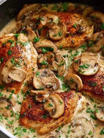 Slow Cooker Chicken Marsala Recipe