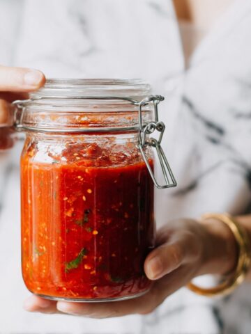 Homemade Tomato Basil Sauce Recipe