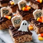Graveyard Chocolate Rice Krispie Treats Recipe