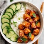 Honey Garlic Chicken Bowls Recipe