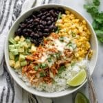 Slow Cooker Chicken Burrito Bowl Recipe