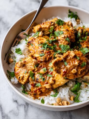 Slow Cooker Peanut Chicken Recipe