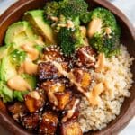 Crispy Bang Bang Salmon Bites Bowls Recipe