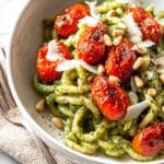 Pasta with Pesto and Blistered Tomatoes Recipe