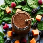 Refreshing Summer Melon Spinach Smoothie Recipe