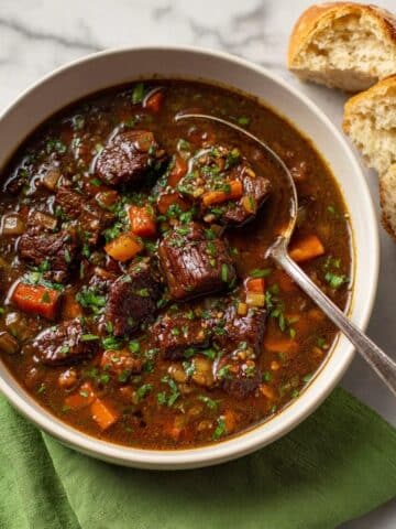 Easy Beef Barley Soup Recipe