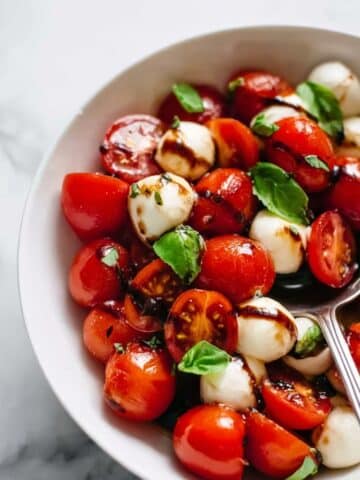 Fresh Caprese Salad with Balsamic Glaze Recipe