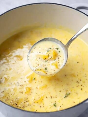 Creamy Russet Potato Soup Recipe