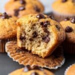 Protein Banana Muffins with Chocolate Chips Recipe