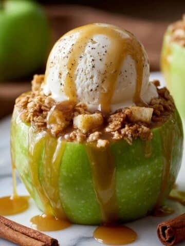 Apple Crisp Stuffed Apples Recipe