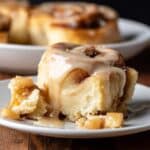 Apple Cinnamon Rolls with Brown Butter Maple Icing Recipe