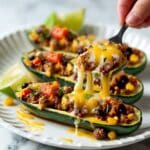Burrito Zucchini Boats Recipe