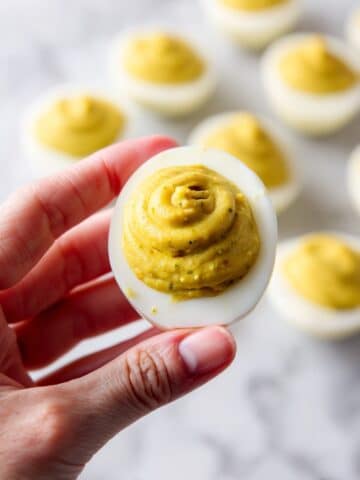 Pesto Deviled Eggs Recipe