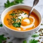 Sweet Potato Soup with Cinnamon and Nutmeg Recipe