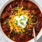 Hearty Ground Beef Chili with Beans and Cocoa Recipe
