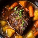 Slow Cooker Pot Roast with Vegetables Recipe