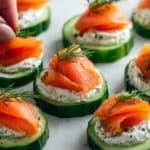 Smoked Salmon and Cream Cheese Cucumber Appetizer Recipe