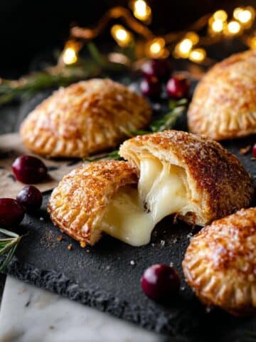 Mini Baked Brie Bites with Jam and Puff Pastry Recipe