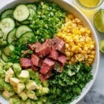 Steak Salad with Honey Lime Dressing Recipe