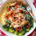 Chicken Marinara Meal Prep Bowls with Cauliflower Rice Recipe