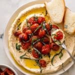White Bean Dip with Burst Tomatoes Recipe