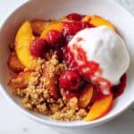 Peach Parfait With Salted Graham Cracker Crumble Recipe