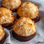 Chocolate-Dipped Coconut Macaroons Recipe