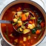 Rustic Tomato Vegetable Soup Recipe