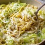 Creamy Alfredo Cabbage Pasta Recipe