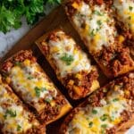 Sloppy Joe Garlic Bread Recipe
