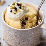 Cannoli Protein Mug Cake (No Protein Powder) Recipe