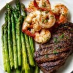 Garlic Butter Grilled Steak & Shrimp Recipe