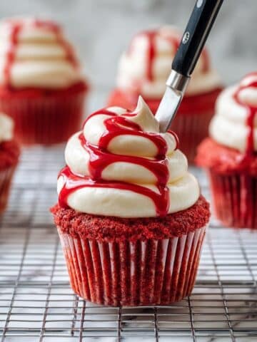 Spooky Red Velvet Cupcakes Recipe