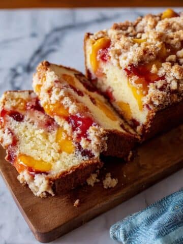 Peach Cobbler Loaf Recipe