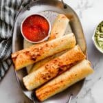 Crispy Bean and Cheese Burritos Recipe