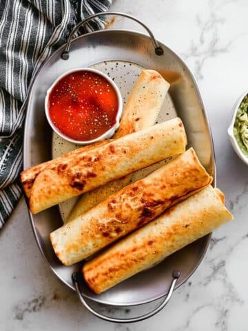 Crispy Bean and Cheese Burritos Recipe