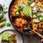 Skillet Vegetarian Enchiladas Recipe