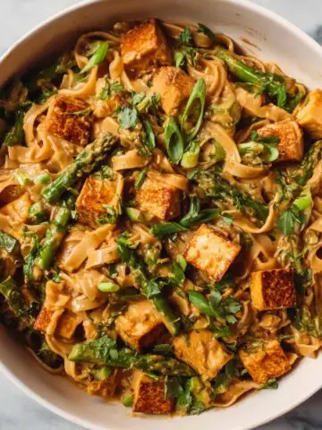 Thai Peanut Crispy Tofu Recipe