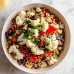 Bulgur Salad with Lentils and Roasted Cauliflower Recipe