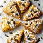 Pumpkin Scones With Maple Yogurt Glaze Recipe