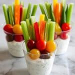 Veggie Cups with Dill Dip Recipe