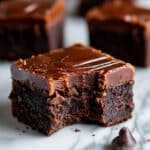 Grandma's Classic Brownies with Chocolate Frosting Recipe