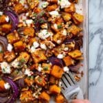 Maple Roasted Pumpkin with Chili and Feta Recipe