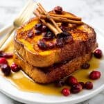 Pumpkin Spice French Toast with Cider Syrup Recipe