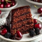 Chocolate Pound Cake with Chocolate Ganache Recipe