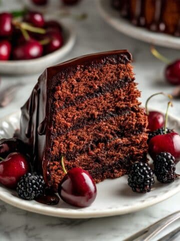 Chocolate Pound Cake with Chocolate Ganache Recipe