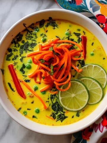 Coconut Curry Soup with Sweet Potato Noodles Recipe