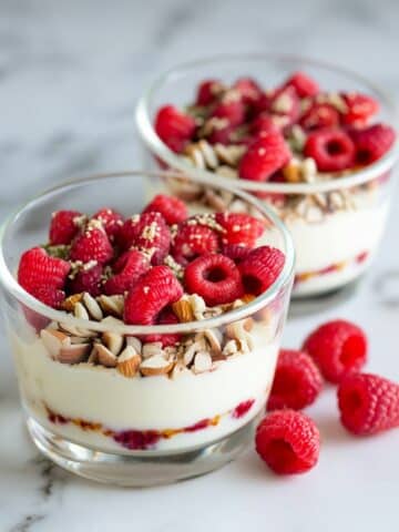 High Protein Whipped Cottage Cheese Bowls with Berries Recipe
